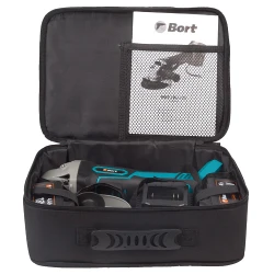 Polizor unghiular pe acumulator Bort BWS-18Li-125 flexmag.md