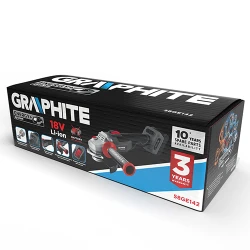 Polizor unghiular pe acumulator Graphite 58GE142 flexmag.md