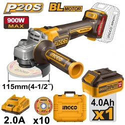Углошлифовальная машина на аккумуляторе Ingco CAGLI211541 flexmag.md