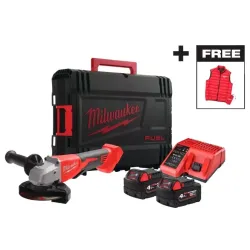 Угловая шлифмашина на аккумуляторе Milwaukee M18BLSAG125XPDMC-402X (2 аккумулятора) flexmag.md
