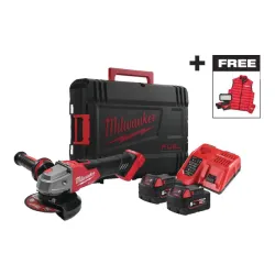 Угловая шлифмашина на аккумуляторе Milwaukee M18FSAG125XBMC-502X (4933499453) flexmag.md