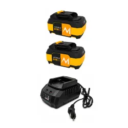 Углошлифовальная машина на аккумуляторе MTools BS6180B (2 аккумулятора) flexmag.md
