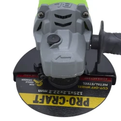 Углошлифовальная машина аккумуляторная Procraft PWA125 (1 батарея) flexmag.md