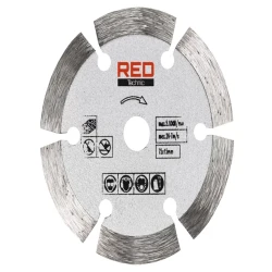Polizor unghiular pe acumulator Red Technic RTSZK0134 flexmag.md