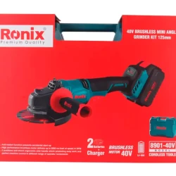Polizor unghiular pe acumulator Ronix 8901-40V flexmag.md