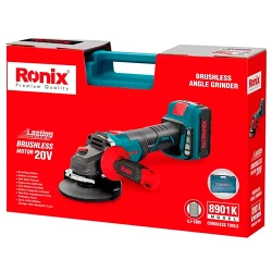 Polizor unghiular pe acumulator Ronix 8901K flexmag.md