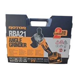 Polizor unghiular pe acumulator Rotor RBA21 flexmag.md