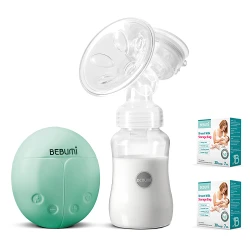 Pompa de san electrica BEBUMI BS Eco Buburuza(green) + 60 pungi flexmag.md