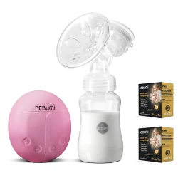 Pompa de san electrica BEBUMI BS Eco Buburuza(pink) + 60 pungi PRO flexmag.md
