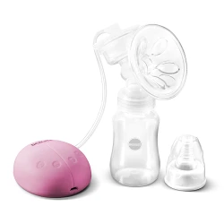 Электрический грудной насос BEBUMI BS Eco Buburuza (розовый) flexmag.md