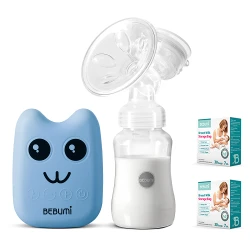 Pompa de san electrica BEBUMI BS Eco Pisica(blue) + 60 pungi flexmag.md