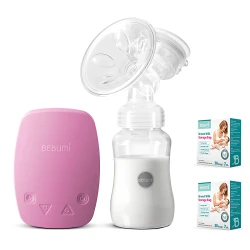 Pompa de san electrica BEBUMI BS Eco(pink) + 60 pungi flexmag.md