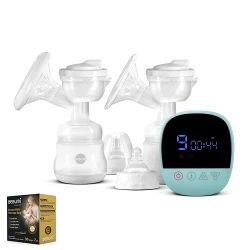 Pompa de san electrica dubla BEBUMI BD1(blue) + 30 pungi PRO flexmag.md