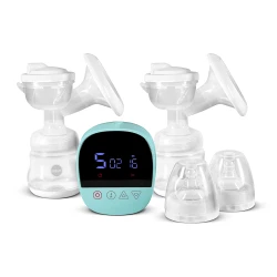 Pompa de san electrica dubla BEBUMI BD1(blue) + 60 pungi flexmag.md