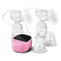 Pompa de san electrica dubla BEBUMI BD1(pink) + 60 pungi PRO flexmag.md