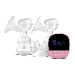 Pompa de san electrica dubla BEBUMI BD1(pink) + 90 pungi PRO flexmag.md