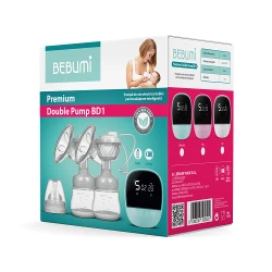 Pompa de san electrica dubla BEBUMI BD1(white) + 30 pungi flexmag.md