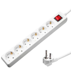 Удлинитель с заземлением Emtop EMEJ7306 flexmag.md