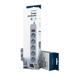Prelungitor electric Gembird GMB SPG6-B-10C, 6 Prize, 3 m, Alb flexmag.md