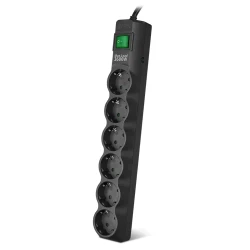 Удлинитель питания SVEN SF-06E -16, 6 розеток, 1,8 м, черный flexmag.md