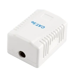 Настенная розетка Cablexpert NCAC-1F5E -01, белая flexmag.md