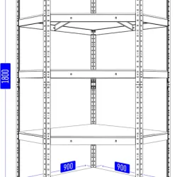 Raft pentru depozitare Nex NX-00000094 flexmag.md
