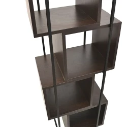 Настольные полки Deco Cubus темно-коричневые flexmag.md