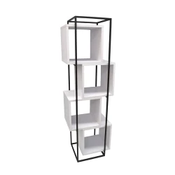 Rafturi pentru birou Deco Cubus White flexmag.md
