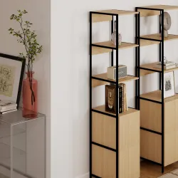 Rafturi pentru birou Deco Lanta S 33x41x176 flexmag.md