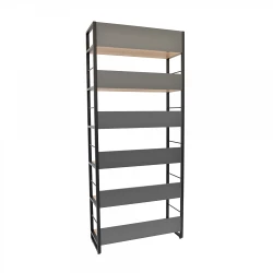 Rafturi pentru birou Deco Urban 90 cu bare flexmag.md