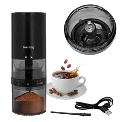 Кофемолка Huslog HUS1064 черная flexmag.md