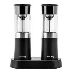 Rasnita de sare si piper Huslog AK-0849 Negru flexmag.md