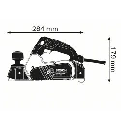Электрорубанок Bosch GHO 16-82 flexmag.md