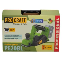 Электрорубанок на аккумуляторе Procraft PE20BL (без аккумулятора) flexmag.md