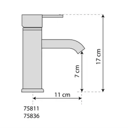 Robinet pentru lavoar Fala 75811 flexmag.md