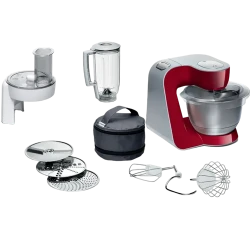 Robot de bucatarie Bosch MUM58720, Rosu - Argintiu flexmag.md