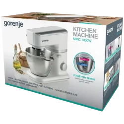 Кухонный робот Gorenje Kitchen Maschine MMC1000W, белый flexmag.md