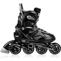 Ролики Spokey Speed Pro Black-Grey 33-36 (926981) flexmag.md