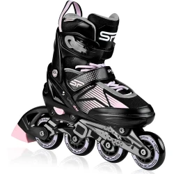 Role Spokey Speed Pro Black-Pink 33-36 (926978) flexmag.md