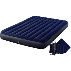 Матрас надувной с подушками и помпой Intex Velur Classic 64765 flexmag.md