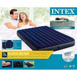 Матрас надувной с подушками и помпой Intex Velur Classic 64765 flexmag.md