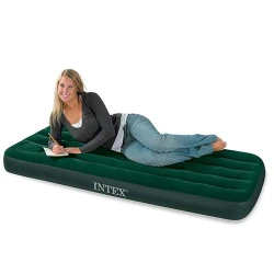 Saltea gonflabila cu pompa de picior integrata Intex Velur Downy 64760 flexmag.md