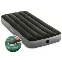 Saltea gonflabila cu pompa de picior integrata Intex Velur Downy 64760 flexmag.md