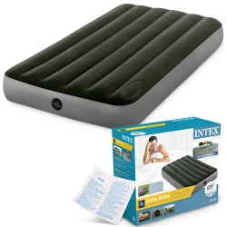 Saltea gonflabila cu pompa de picior integrata Intex Velur Downy 64761 flexmag.md