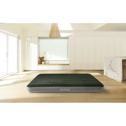 Матрас надувной со встроенным ножным насосом Intex Velour Downy 64763 flexmag.md