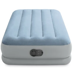 Матрас надувной со встроенным насосом Intex Velour Mid-Rise Comfort 64157 flexmag.md
