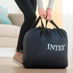 Матрас надувной со встроенным насосом Velour Ultra Plush Intex 64426 flexmag.md