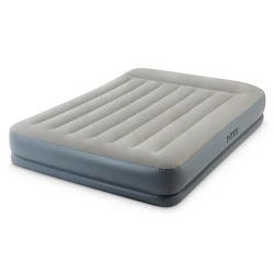Saltea gonflabilă cu tetiera si pompa incorporata Intex Velur MID-Rise Air 64118 flexmag.md