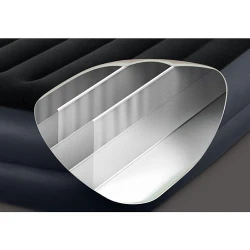 Матрас надувной со встроенным подголовником и помпой Intex Velur Pillow 64122 flexmag.md