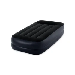 Saltea gonflabila cu tetiera si pompa incorporata Intex Velur Pillow 64122 flexmag.md